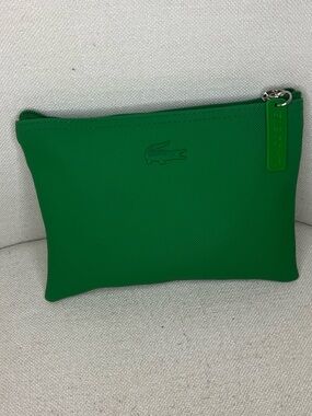 Lacoste Green Men's Zip Toiletry Pouch